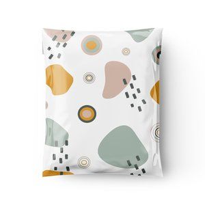 10x13 abstract design poly mailer